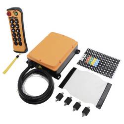 TRU COMPONENTS TC-Q1000 12-24V TC-14232304 Průmyslové rádiové dálkové ovládání, 10 kanálů, 12–24 V 1 sada