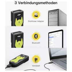inateck BCST-42_green skener čárových kódů Bluetooth, bezdrátové 1D, 2D LED Černá, Green ruční skener vč. stojánku