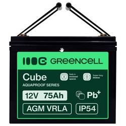 Green Cell GC-AGM12V75AH-J olověný akumulátor olověný se skelným rounem 75 Ah 12 V 1 ks