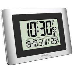 Techno Line WS8028 DCF rádiové hodiny 220 mm x 56 mm x 150 mm x 56 mm, stříbrná