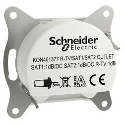 Schneider Electric Koncová účastnická zásuvka TV/SAT/SAT Asfora Signální bílá (RAL 9003) EPH3670121D 1 ks