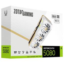 Zotac grafická karta Nvidia GeForce RTX 5080 GAMING RTX5080 SOLID OC 16GB WH 16 GB GDDR7 RAM PCIe x16 HDMI® 2.1, DisplayPort 2.1