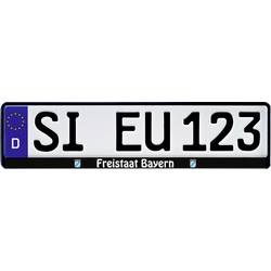 HP Autozubehör Freistaat Bayern plast držák registrační značky černá (d x š x v) 13.5 x 53 x 1.5 cm