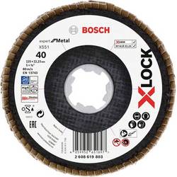 Bosch Accessories 2608619803 X551 vějířový brusný kotouč Průměr 125 mm Ø otvoru 22.23 mm Zrnitost 40 1 ks