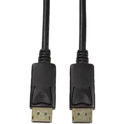 LogiLink DisplayPort kabel Konektor DisplayPort, Konektor DisplayPort 10.00 m černá CV0077 Kabel DisplayPort
