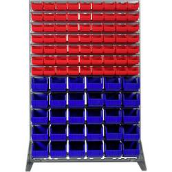SWG 9621415575 nástěnný panel, včetně pevných skladovacích krabic , (d x š x v) 1120 x 470 x 440 mm, červená, modrá, 1 ks
