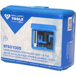 Brilliant Tools BT601000 Sada nástrčných hlavic z lambda sondy, 5 ks
