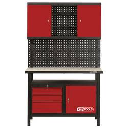 KS Tools 865.0003 pracovní stůl (š x v x h) 1200 x 840 x 600 mm černá, červená