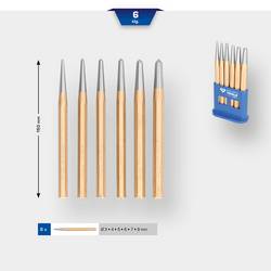 Sada důlčíků, 6 ks Brilliant Tools BT085080 (Ø x d) 3 mm x 15 cm