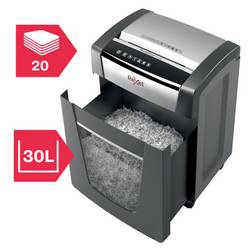 Rexel Momentum X420 skartovačka 20 listů mikrořez 4 x 40 mm P-4 30 l Křížový řez sponky do sešívačky, kancelářské sponky