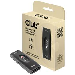 club3D CAC-1007 DisplayPort adaptér [1x zásuvka DisplayPort - 1x zásuvka DisplayPort] černá 0 mm
