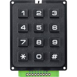 TRU COMPONENTS tlačítková klávesnice Mřížka klávesnice 3 x 4 1 ks