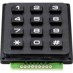 TRU COMPONENTS tlačítková klávesnice Mřížka klávesnice 3 x 4 1 ks