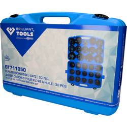 Brilliant Tools BT711050 Sada klíčů k olejovému filtru, 30 ks