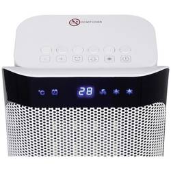 SHX SHX37PTC2000LD topný ventilátor černobílá
