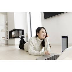 SHX SHX37PTC2000LD topný ventilátor černobílá