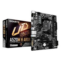 Gigabyte A520M H ARGB Základní deska Socket (PC) AMD AM4 Tvarový faktor Micro-ATX Čipová sada základní desky AMD® A520