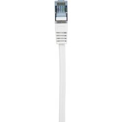 Renkforce RF-5044036 RJ45 síťové kabely, propojovací kabely CAT 6A S/FTP 5.00 m bílá s ochranou, samozhášecí 1 ks