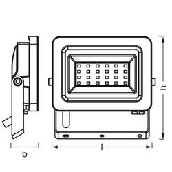 OSRAM HOMELIGHTING Floodlight EA 5W 840 Dark Grey 4099854429552 venkovní reflektor 5 W
