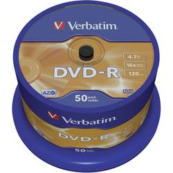 Verbatim 43548 DVD-R 4.7 GB 50 ks vřeteno
