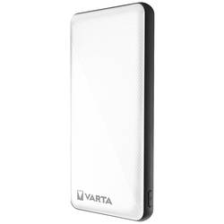 Varta Power Bank Energy 10000 powerbanka Li-Pol, 10000 mAh, USB-C®, bílá/černá, Indikátor stavu