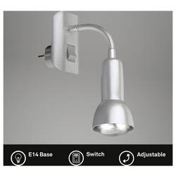 Briloner PAKU nástěnné světlo E14 25 W titan
