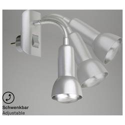 Briloner PAKU nástěnné světlo E14 25 W titan