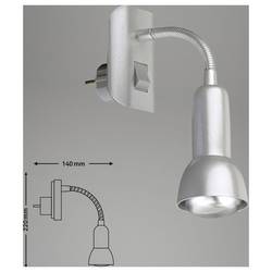 Briloner PAKU nástěnné světlo E14 25 W titan