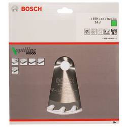 Bosch Accessories Optiline 2608640612 tvrdokovový pilový kotouč 190 x 20 x 2.6 mm Počet zubů (na palec): 24 1 ks