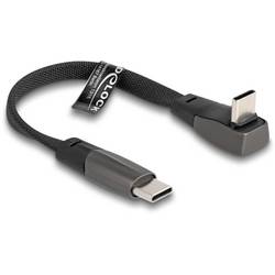 Delock Kabel USB-C USB 2.0 USB-C ® zástrčka, USB-C ® zástrčka 1.00 m černá 80751