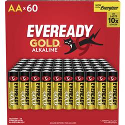 Eveready Eveready Gold tužková baterie AA alkalicko-manganová, 1.5 V, 60 ks