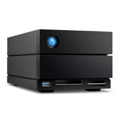 LaCie 2big Dock v2, 2big Dock, 20 TB, pole pevných disků, Thunderbolt 4, DisplayPort, USB 3.2 (Gen 2) , černá, STLG20000400