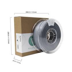 Maertz PMMA-1009-009 PMMA-1009-009 vlákno pro 3D tiskárny PLA Pro 1.75 mm 1000 g šedá 1 ks