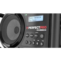 PerfectPro DABBOX DBX3 odolné rádio, DAB+, FM, AUX, Bluetooth, nárazuvzdorné, černá