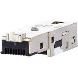 Metz Connect 1401400810-I, RJ45 konektor, zástrčka, rovná, stříbrná, 1 ks