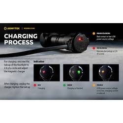ArmyTek Wizard C2 WG Warm LED čelovka, napájeno akumulátorem, 1100 lm, 13 h, F09201W