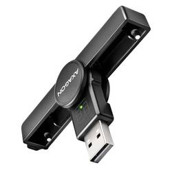 AXAGON CRE-SMPA integrovaná čtečka paměťových karet USB 2.0 černá