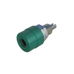 Hirschmann Test & Measurement BIL 20 gn zdířka pro banánek zásuvka, vestavná vertikální Ø pin: 4 mm zelená 1 ks Piece