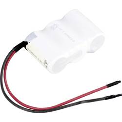 Mexcel Reihe F1x3 Akupack 3 x Malé mono s kabelem, Flat-Top Ni-Cd 3.6 V 2500 mAh