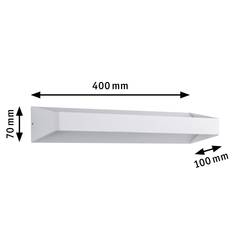 Paulmann Bar 70791 LED nástěnné světlo 10.5 W LED bílá