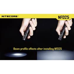 NiteCore NITNFD25 difuzor EC1, EC2, EA1, EA2, MT2C, P12, SRT3, SRT5 a kapesní svítilny o Ø 25 mm