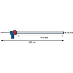 Bosch Accessories 2608901619 2608901619 Slinutý karbid sada příklepových vrtáků 20 mm Celková délka 550 mm SDS plus 1 ks