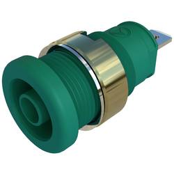 Hirschmann Test & Measurement SEB 2610 F4,8 bezpečnostní laboratorní zásuvka zásuvka, vestavná vertikální Ø pin: 4 mm zelená 1 ks Single