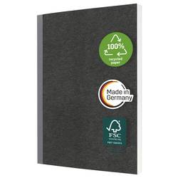 Sigel Quicknote Softcover SN210 poznámková kniha čtverečkovaný Černá/antracitová 100 listů DIN A5