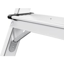 Hailo D60 4443-701 hliník dvojité skládací schůdky skládací max.prac. výška: 235 cm stříbrná, černá 2.8 kg