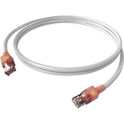 Easylan CS1OWADAD0070 RJ45 síťové kabely, propojovací kabely CAT 6A S/FTP 7 m bílá dvoužilový stíněný, bez halogenů, samozhášecí 1 ks