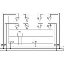 Theben KNX 4940215 spínač pohonu RM 8 I KNX