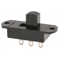C & K Switches S112032SS03Q Slide Switch S Series posuvný přepínač 125 V/AC, 125 V/DC 6 A 1x zap/(zap) 1 ks Bulk