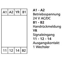 spínač prahové hodnoty 24, 24 V/AC, V/DC (max) 1 přepínací kontakt Metz Connect 110666 Piece 1 ks