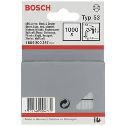 Bosch Accessories 1609200367 Svorky do sponkovačky Typ 53 Vnější délka 12 mm 1000 ks